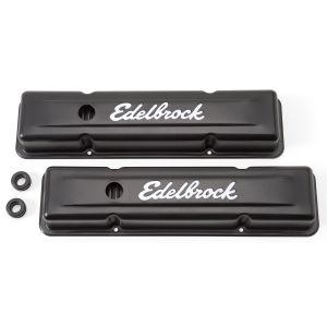 EDELBROCK #4443 SBC Signature Series V/C's - Black