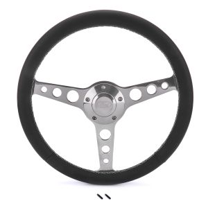 GRANT #1922-1 Billet Classic Series Black Wheel Ford Logo