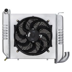 COLD CASE RADIATORS #CHV712AK 65-68 Corvette Radiator w/ 16in Fan Kit