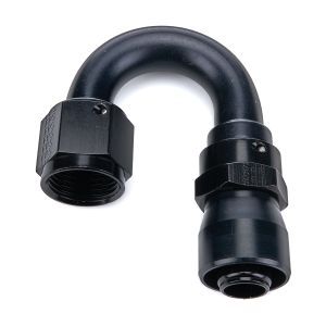 FRAGOLA #3118010 #10 180-Deg Crimp Hose Fitting