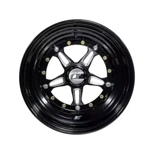 KEIZER ALUMINUM WHEELS INC. #1584BCB Wheel Direct Mnt 15 x 8 3in BS Black