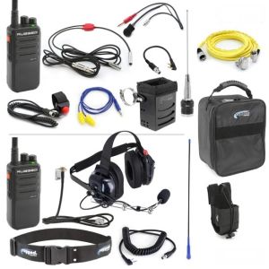 RUGGED RADIOS #NASCAR-RDH-U-LT Radio System Complete Team NASCAR 3C Long Rng