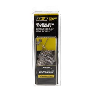 DESIGN ENGINEERING #10202 S.S Locking Ties 14in.-4pk.
