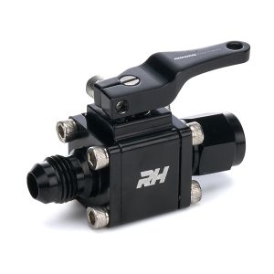 REDHORSE PERFORMANCE #4676-06-06-2 Inline Shut Off Valve 6AN Female Inlet/Outlet