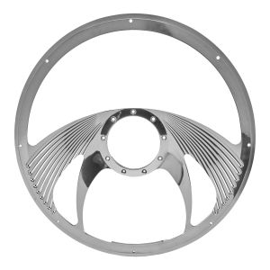 BILLET SPECIALTIES #34065 Steering Wheel Half Wrap 15.5in Phantom