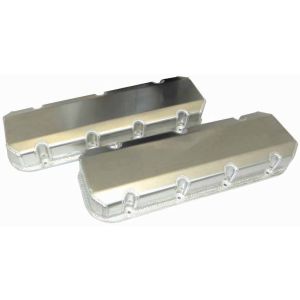 MOROSO #68479 BBC Fab Valve Cover Set 3in Tall Non-Logo