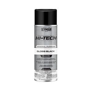 SEYMOUR PAINT #16-115 Hi-Tech Enamels Gloss Black Paint