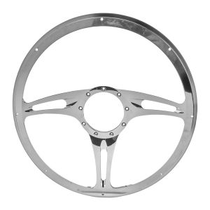 BILLET SPECIALTIES #34322 Steering Wheel Half Wrap 15.5in Stealth