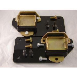 CAR SHOP INC #2370-1117 LS1 LS6 1" CONVERSION SETBACK PLATES WITH MOTOR MOUNTS 2 3 8