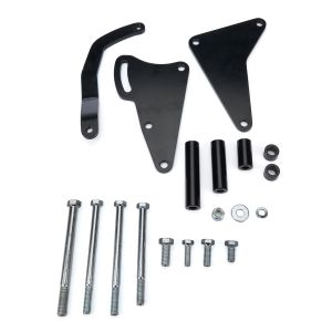 TUFF-STUFF #7670B Alternator Bracket BBC Long Water Pump Black