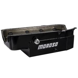 MOROSO #21327 SBC 8qt CT Oil Pan - RH Dipstick 86-UP