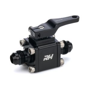 REDHORSE PERFORMANCE #4675-06-06-2 Inline Shut Off Valve 6AN Male Inlet/Outlet