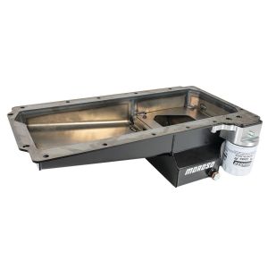MOROSO #20143 GM LS Oil Pan w/Billet Oil Filter Adapter 7qts.