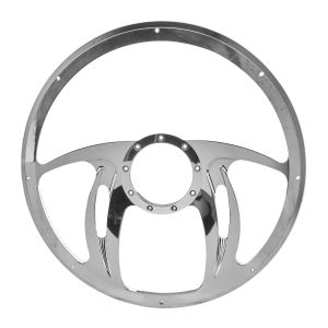 BILLET SPECIALTIES #34123 Steering Wheel Half Wrap 15.5in Hurricane