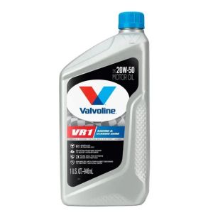 VALVOLINE #822347-C HP 20w50 Racing Oil VR1 1 QT.