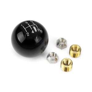 LOKAR #SK-6876 2in Black Shifter Knob 5 Speed 3/8 x 24