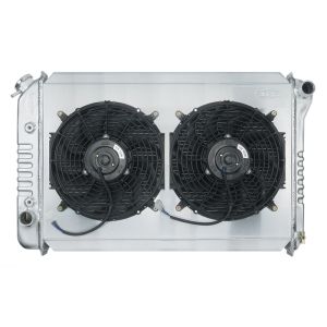 COLD CASE RADIATORS #FOM578AK 71-73 Mustang Radiator AT 26in Dual 12in Fans