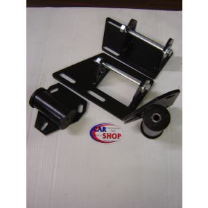 CAR SHOP INC #2345-2375 S10 S15 Blazer Chevy Motor Mount Kit Block and Poly Frame Mounts Two Wheel Drive