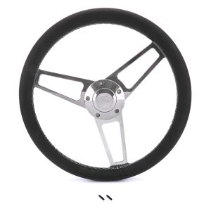 GRANT #1902-1 Billet Classic Series Black Wheel Ford Logo