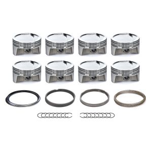 BULLET PISTONS #BLS1118-030-SET GM LS Dished Piston Set w/Rings 4.030 Bore