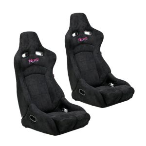 NRG INNOVATION #RSC-710 L/R-BK Seat Prisma Lab Recline Black Pair