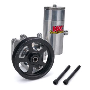 KRC POWER STEERING #ESP 19620100 P/S Pump Elite w/ 4.2in 6 Rib Pulley w/Reservoir