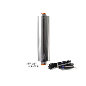 VAPOR TRAPPER #VT8SIL-3/8-B Basic Install Package 8in Silver w/Dell Clamps