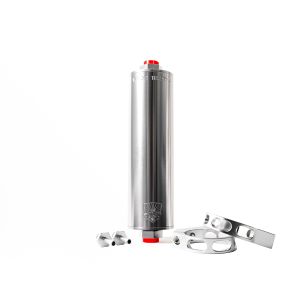 VAPOR TRAPPER #VT8SIL-3/8-P Premium Install Package 8in Silver Billet Clamps