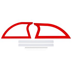 DOMINATOR RACE PRODUCTS #830-RD Sail Panel Pair Late Model Red