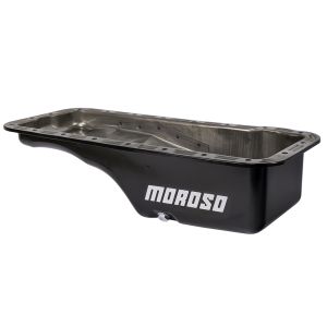 MOROSO #20606 Ford FE S/S Oil Pan - 5qt. Front Sump