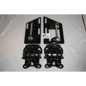 CAR SHOP INC #2345-A2435 CSP2345-A2435 S10 S15 Blazer V8 2 Wheel Drive Swap Motor Mounts with Rubber Frame Mounts