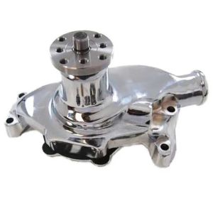 RACING POWER CO-PACKAGED #R6916C Smooth SB Chevy Short Wa ter Pump Chrome