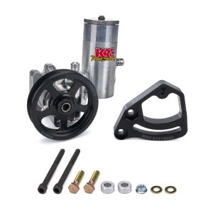 KRC POWER STEERING #ESP 18020115 Power Steering Pump Kit SBC 4.2in 6-Rib Serp