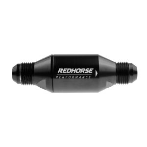 REDHORSE PERFORMANCE #19330 12AN Inlet 12AN Outlet 1 Way Check Valve Black