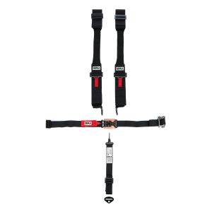 CROW SAFETY GEAR #40044B 5-Way L&L  W/Ratchet on left side lap belt.  Rig