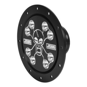 JOES RACING PRODUCTS #13201-B Fuel Filler Skull & Bones Black