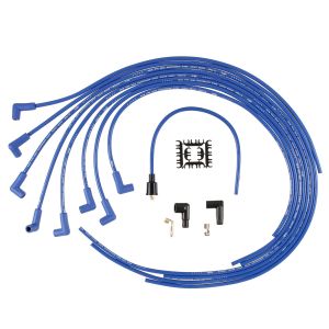 ACCEL #4041B 8mm 90 Degree End Supp BLUE UNIVERSAL