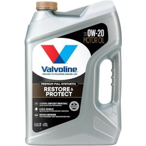 VALVOLINE #904538 0w20 Motor Oil Restore & Protect 5 Quart Bottle
