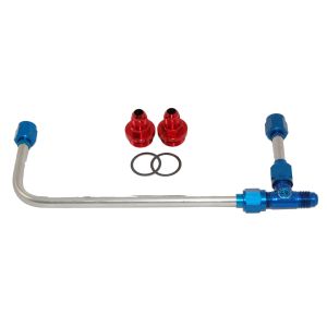 ADVANCED ENGINE DESIGN #60946 Polished S/S 4160 Carb. Fuel Line Kit