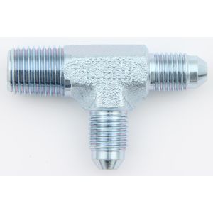 AEROQUIP #FCM2703 Male Run Tee Steel #4 To 1/4 Npt