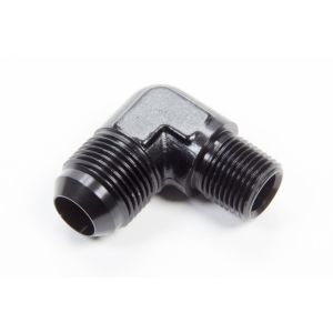 AEROQUIP #FCM5017 90 Deg #12 to 1/2in Alum Adapter Black