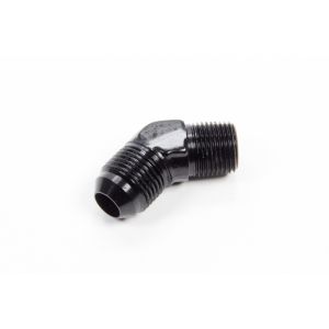 AEROQUIP #FCM5023 45 Deg Alum #8 to 3/8npt Fitting Black