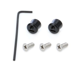 PULSE RACING INNOVATIONS #LTP001BK Tear Off Post Black Lockdown w/Tools