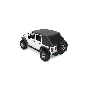 BESTOP #56825-35 07-18 Jeep Wrangler JK Ascent Soft Top Black