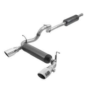 AFE POWER #49-38066-P Cat Back SS 2-1/2in Dual Out Polished Tip