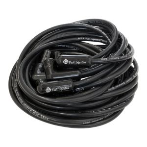 ACES FUEL INJECTION #AW2010 Black Jack Plug Wires 180 Pro Ceramic Boots