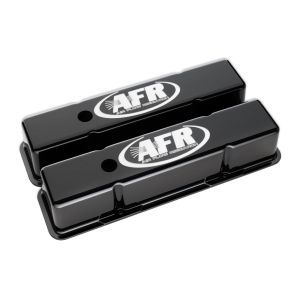 AIR FLOW RESEARCH #6705 SBC Tall Alum Valve Cvr Black w/AFR Logo