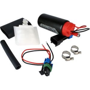 AEROMOTIVE #11542 340 Stealth Fuel Pump - Offset Inlet - Inline