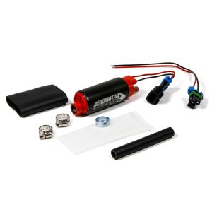 AEROMOTIVE #11569 340 Stealth Fuel Pump - Center In/Offset Out E85