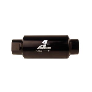AEROMOTIVE #12350 #10-ORB Fuel Filter Inline 10 Mircon Black